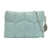 Softie Pillow Clutch, &pound;310, Handbags, Light Blue, Leather, Front view